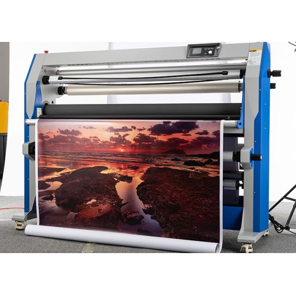 Dual Side Industrial Laminating Equipment 13 Inch Hot And Cold Laminator Machine 110V