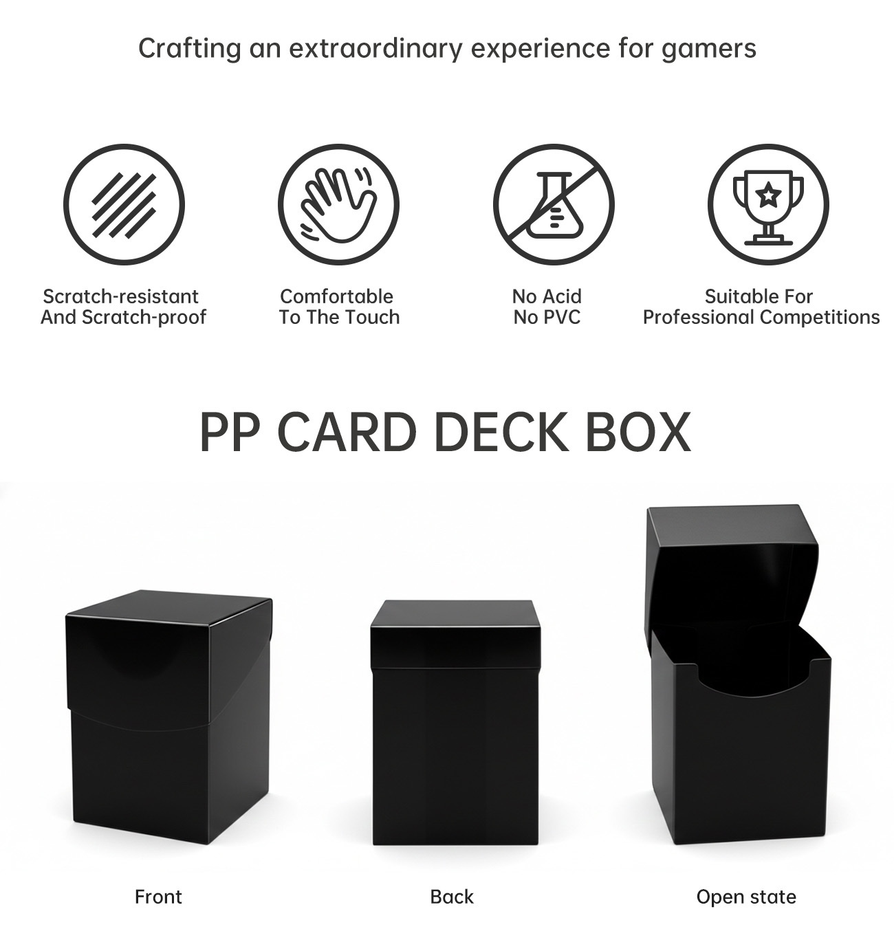 Custom PP Card Storage Boxes  Strong  Sustainable  and Designed for Collectors
