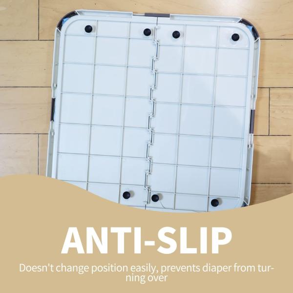 Dog Pee Pad Foldable Potty Training  Holder Portable Silicone Tray For Puppy Training