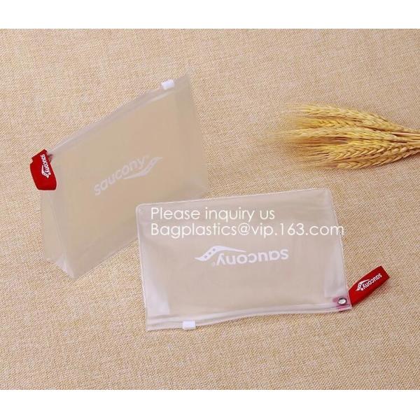 Eco-Friendly Transparent Soft EVA Plastic Cosmetic Packaging Bags With Zipper Top,EVA Plastic Durable Cosmetic Bagease