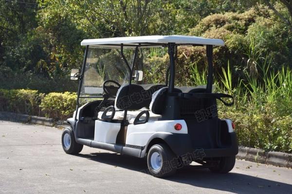O rosa verde da energia colore 4 carrinhos de golfe elétricos 48V Curtis Controller Electric Transportation Car de Seater
