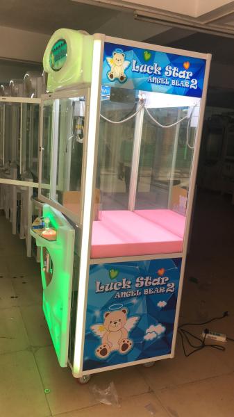7 polegadas colorido estrela de sorte prêmio máquina de venda automática máquina de guindaste