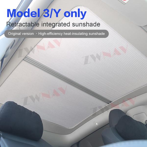 Крыша верхней части модели 3/Y Tesla навеса крыши стеклянная Retractable