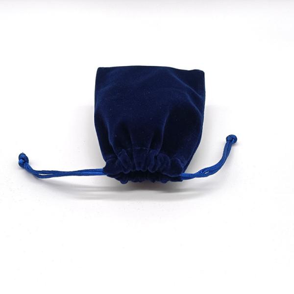 Small Dice Earring Necklace Gift Jewelry Velvet Dust Packaging Pouch Drawstring Suede Bag