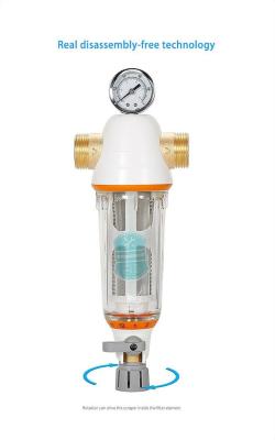 SS316L Household Water Purifier Washable Flushable Sediment Water Filter 40 Microns