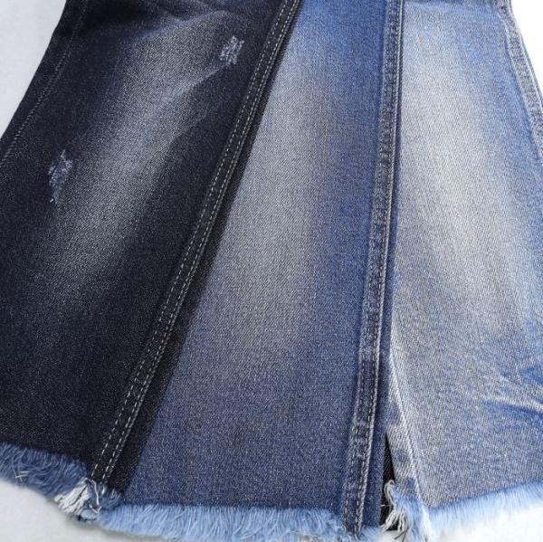 98% Cotton 2% Spandex Super Dark Blue Stretch Denim Fabric For Jeans