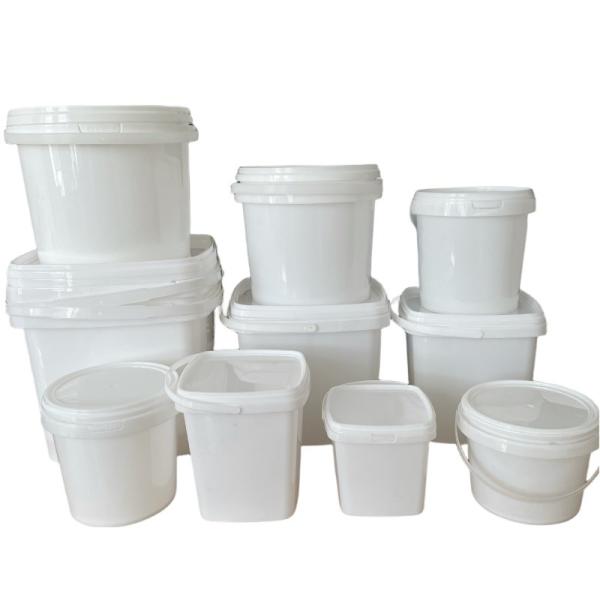 300ml 500ml 750ml 1L Plastic Bucket for Epoxy Chemical and Thickness 1.0 to 2.5 MM