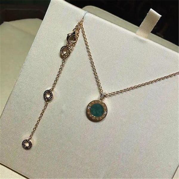 B  Luxury jewelry factory high-quality  diamond  necklace 18k gold white gold yellow gold rose gold diamond  necklace