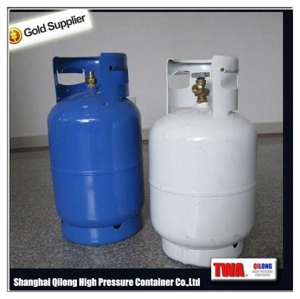 Steel 6.5KG Cooking LPG  Gas Cylinder Gas Regulator With Different Colors