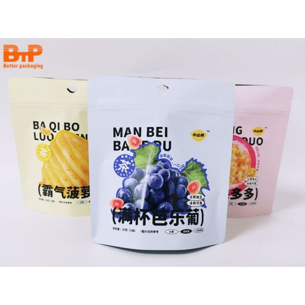 Digital Printing Low MOQ Custom Plastic Bags Resealable Zipper Mylar Pouch Food Packaging Doypack Package