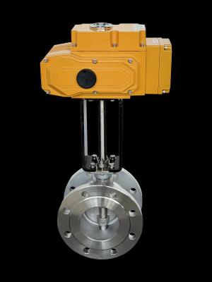 2in  20in Electric Stainless Steel High-temperature Flange butterfly Valve