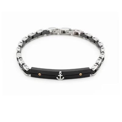 Bracelet en acier inoxydable pour homme avec design spécial