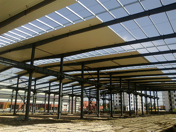 Hot Dipped Galvanized Steel Structure Factory Q355B Steel Frame Construction Factory