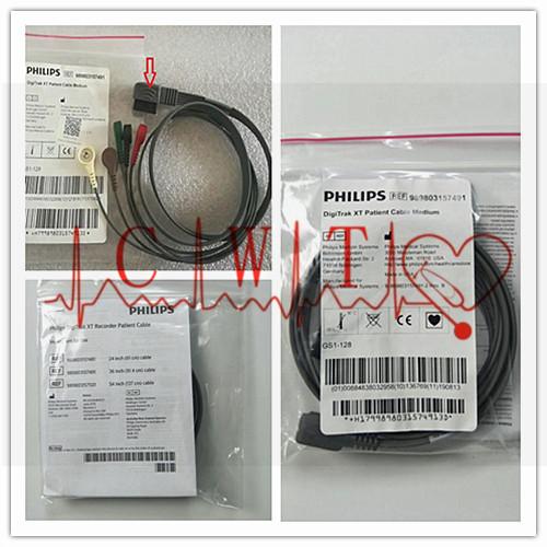 Componentes de ICU da máquina de Ecg, caixa dinâmica WiFi Logo Holter Monitor Leads de Philip Original Digitrak XT ECG