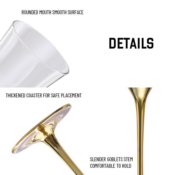 Bespoke 6–10oz Lead-Free Crystal Clear Stemware | Shatterproof Hotel-Grade Drinkware with Laser Etching