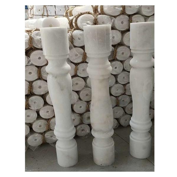 Stair Railings Handrails White Marble Stone Granite Railing Handrail Stone Balustrade