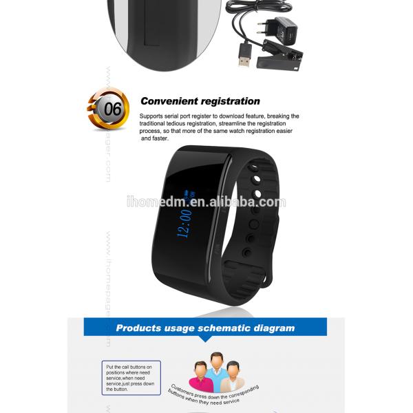 Fábrica de roupas sem fio telefone elétrico toque de campainha na mesa de operações de alfaiates para chamar o gerente para assistência