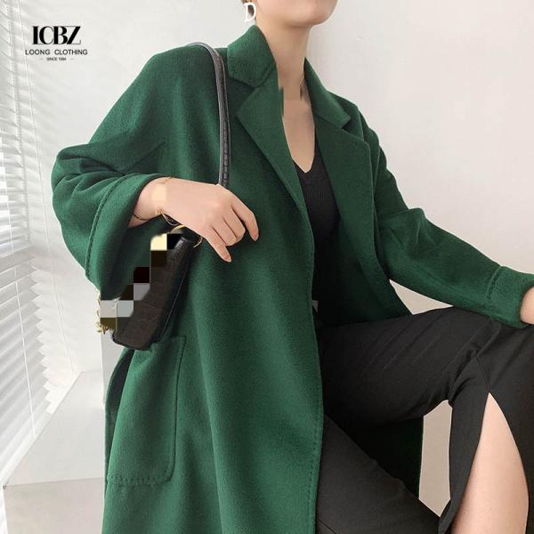 Плюс размер осенний зимний шерсть шерстяный длинный кардиган куртка женская куртка женский пальто