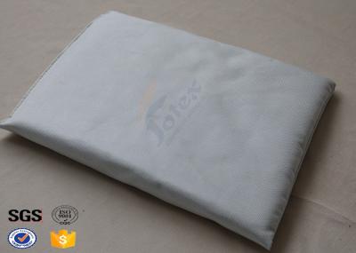 1 esteira da agulha da fibra de vidro do lado 25mm costurada com tela revestida do silicone