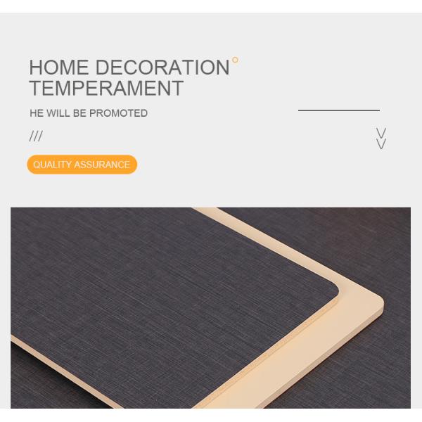 Soundproof Acoustic Fabric Bamboo Fiber Wall Panel ECO Friendly