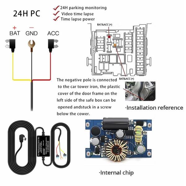 Автомобильный черный ящик LCD 4K GPS Dash Cam с видеомагнитофоном WIFI GPS