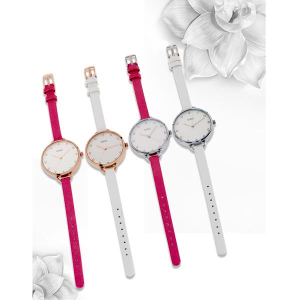 Classic Alloy Women Vintage Quartz Watches PU Slim Leather Strap