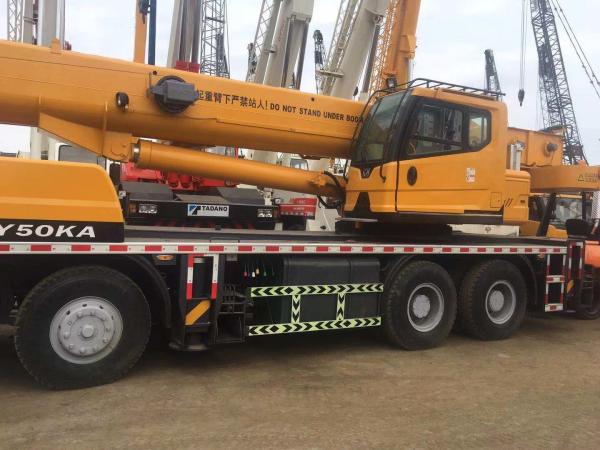 used truck mounted crane Truck Crane With 5-arm Boom Style and 36m Jib Length 	35 ton truck crane used crane truck
