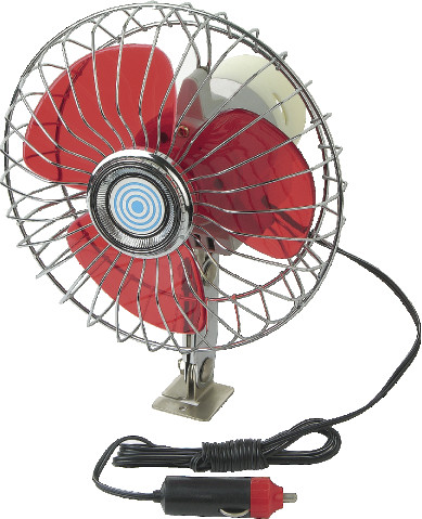 YF207B красное и серебряный автомобиль Chrome охлаждая Fan12V/24V для корабля