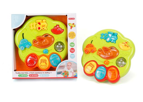 Frog Music Drum Piano Newborn Baby Toys W / Lights Educational Instrument