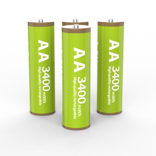 Convenient Solid State AA Rechargeable Lithium Ion Battery Safety With 1000 Cycles Life