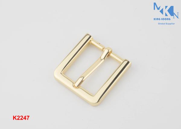 Casual 	Metal Belt Buckle Light Gold Color Plating Without Tarnish For Woman Belt