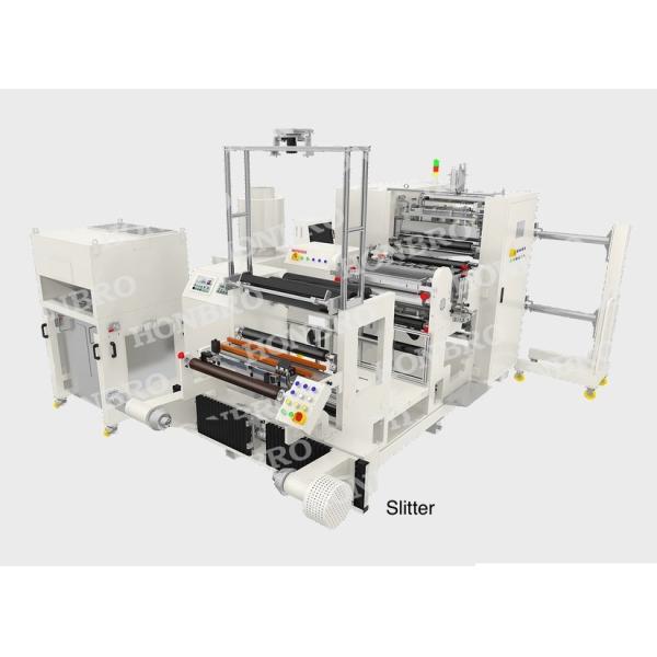 Continuous Auto Slitter Electrode Making Machine , PLC Electrode Slitting
