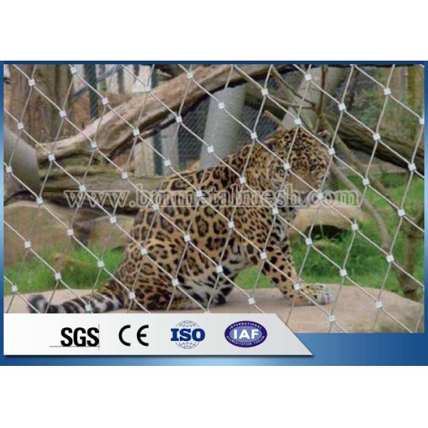 Stainless Steel Wire Zoo Enclosure Mesh Net Ferrule Type For Animal