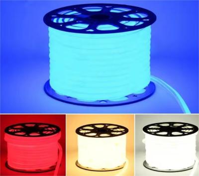 EU/US 220V Neon Light IP65 LED Neon Strip Light SMD 2835 120Leds/M Flexible Ribbon LED Rope