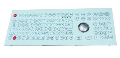 Teclado de membrana industrial Dustproof feito sob encomenda com o trackball de 38 lasers