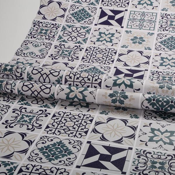 Water-Resistant Peel and Stick Wallpaper for Bathrooms Ceramic Tile Wallpaper