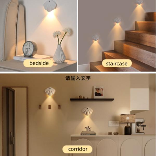 Luz interna da parede do ímã magnético livre do cabo inteligente que carrega o corpo conduzido que detecta a luz da placa da porta