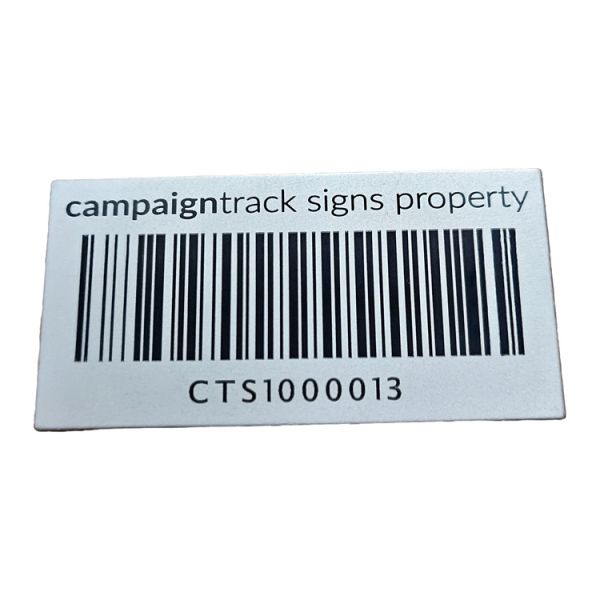 Factory-customized Laser-engraved QR Code Industrial Labels Serial Number Markings Durable and Wear-resistant Metal Plate Tag