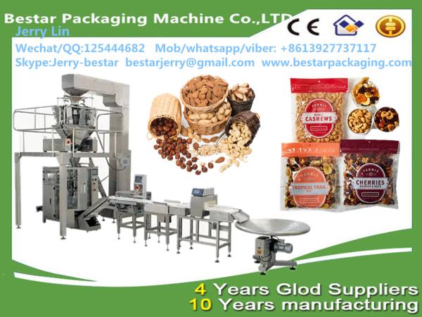 Automatic coffee peanut bean granule salt sugar packing machine production line Bestar packaging