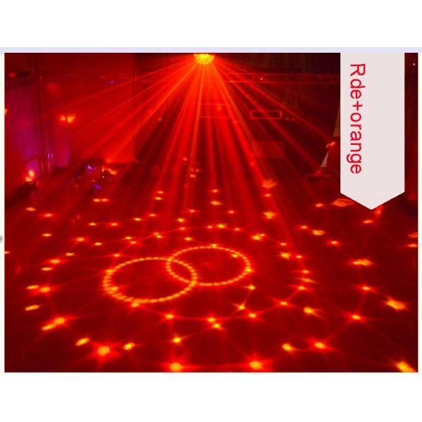 MP3 Crystal Led Magic Ball Light 18W For Medium Live Concerts Stage Lighting