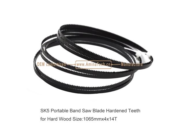 SK5 Portable Bandsaw BladeHardened Teeth for Hard Wood Size:1065mmx4x14T