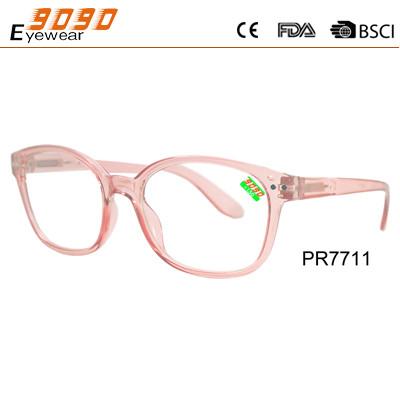 Classic culling reading glasses with plastic frame ,plastic hinge, suitable for men and women