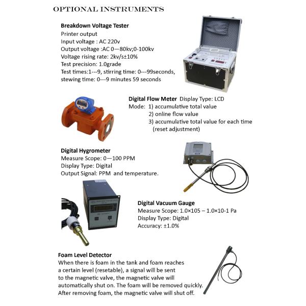 Двух- машина очищения масла трансформатора этапа для обезвоживания, дегазируя