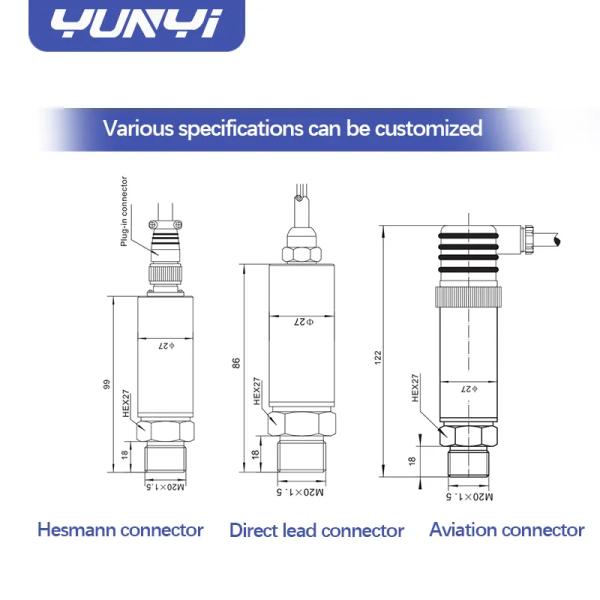 150Psi 4 - датчик воздуха умного вакуума масла датчика давления воды 20Ma атмосферического умный