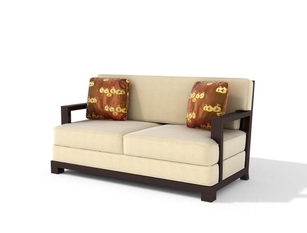 Wooden Base Hotel Room Sofa 1800*900*850mm For Living Room