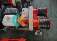 9HP Diesel 2000RPM 5T Condutor de cordas Duplo Capstan Cable Winch Trailer