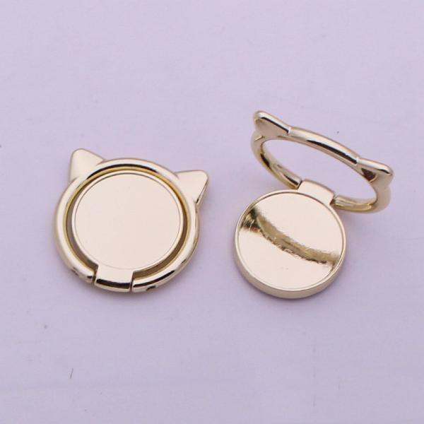 Sublimation-Ready Ring Clip Blanks Customizable Phone Ring Stand