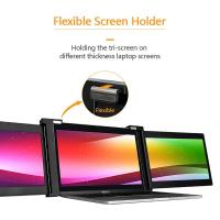 Moniteur de macbook externe du moniteur 13.3inch d'ordinateur portable de FCC de HD 1080P IPS double