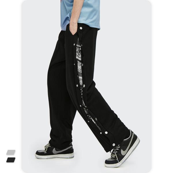 Windproof Mens Cotton Jogger For Double Breasted Print Jogging Sweatpants
