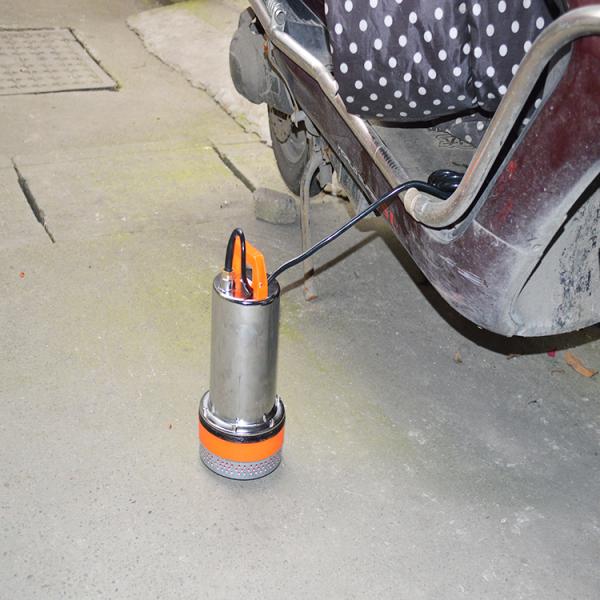 24V Solar Powered Submersible Deep Water Well Pump Single Stage Iron Brass Impeller